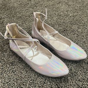 Little girls pink sparkly shoes size 3